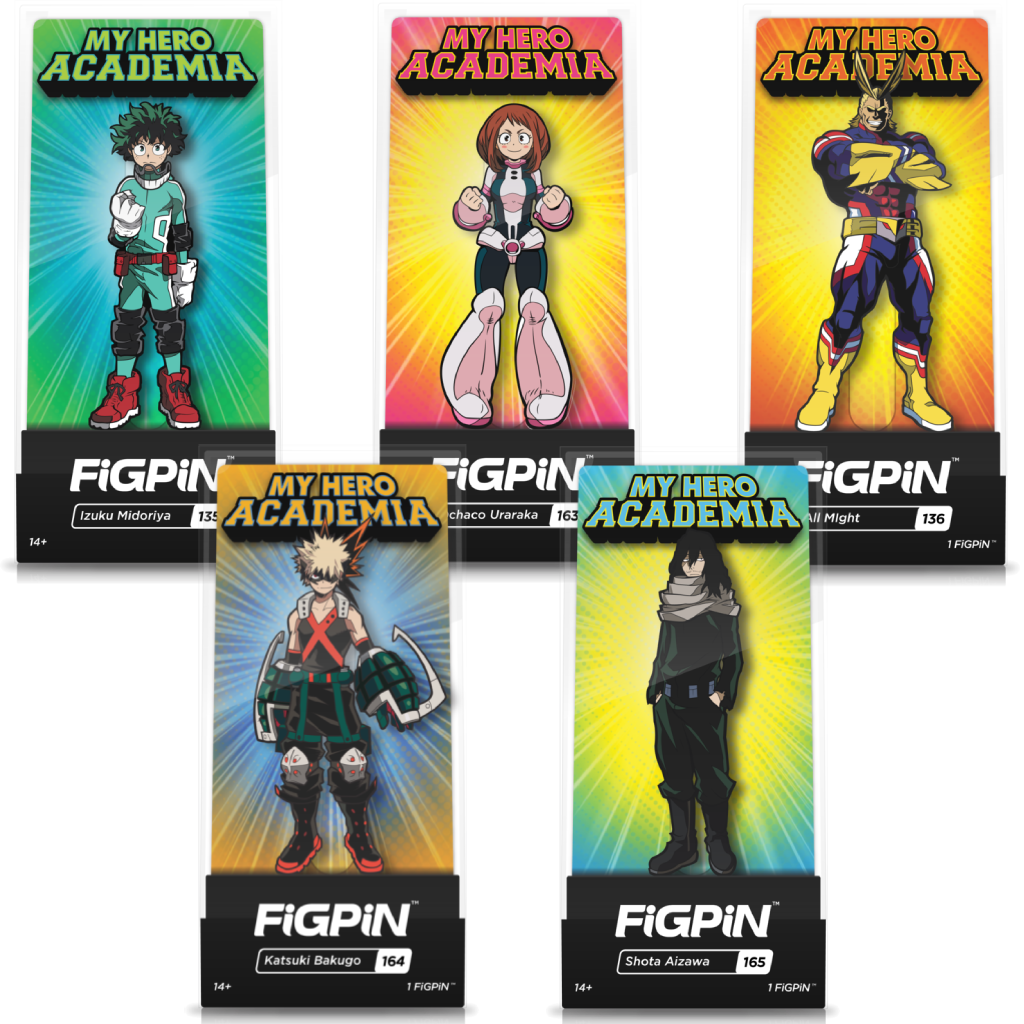 My hero Academia 2024 FigPin lot #2