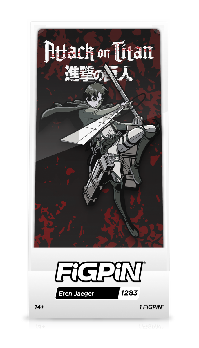 FiGPiN ATTACK ON TiTAN BOX SET WiTH LOGO FiGPiN.COM EXCLUSiVE – PiNS ON ...