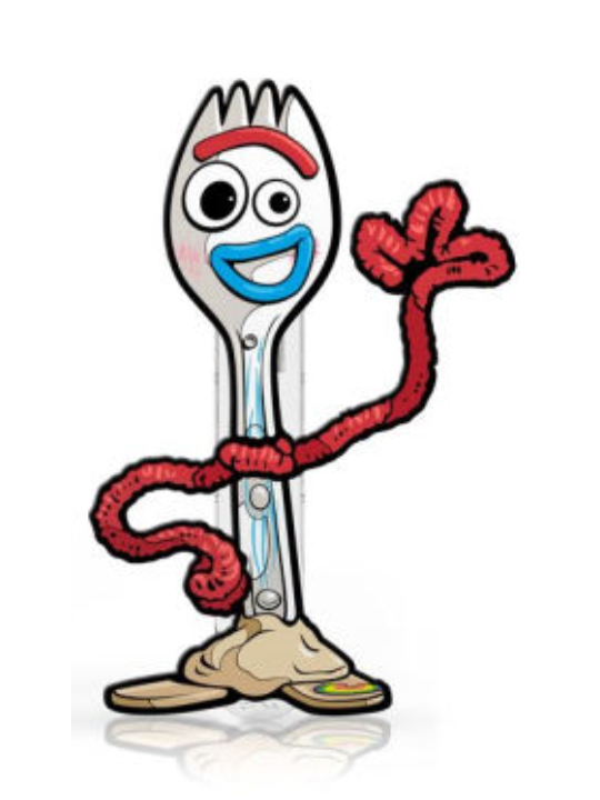 Disney Toy Story Pin - Toy Story 4 - Forky- I'm just HAPPY to be HERE!