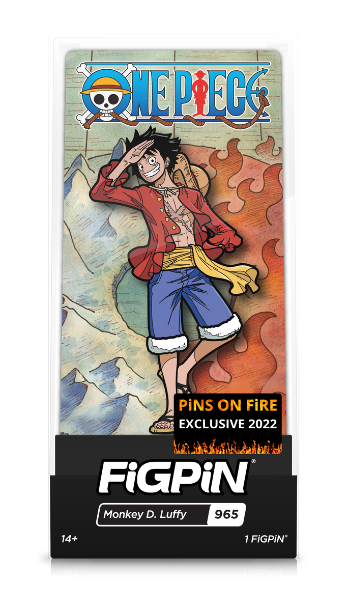 One Piece Monkey D. Luffy Version 3 FiGPiN Classic 3-Inch Enamel Pin