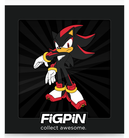 FiGPiN MiNi SONiC THE HEDGEHOG SHADOW #M85 CLAiRE'S SHARED EXCLUSiVE