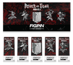 FiGPiN ATTACK ON TiTAN BOX SET WiTH LOGO FiGPiN.COM EXCLUSiVE