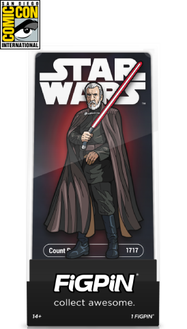 FiGPiN STAR WARS COUNT DOOKU #1717 SDCC 2024 EXCLUSiVE