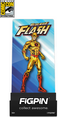 FiGPiN DC COMiCS JUSTiCE LEAGUE REVERSE FLASH #1704 SDCC 2024 EXCLUSiVE