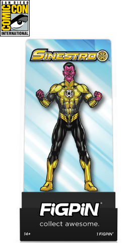 FiGPiN DC COMiCS JUSTiCE LEAGUE SiNESTRO #1705 SDCC 2024 EXCLUSiVE