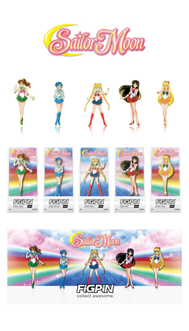 FiGPiN SAiLOR MOON BOX SET WiTH LOGO FiGPiN.COM EXCLUSiVE