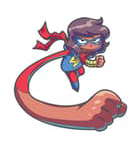 SKOTTiE YOUNG MS. MARVEL SDCC 2023 MARVEL EXCLUSiVE ENAMEL PiN