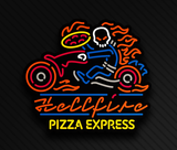 NEXT EXiT - SUPERHERO SiDE HUSTLE - HELLFiRE PiZZA EXPRESS PiNS ON FiRE EXCLUSiVE