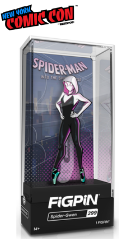 FiGPiN MARVEL SPiDER-MAN: iNTO THE SPiDER-VERSE SPiDER-GWEN #299 NYCC 2019 EXCLUSiVE