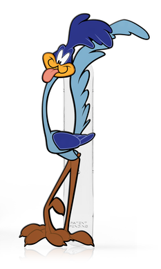 How to Draw Road Runner from Looney Tunes Using Spinning Fidget