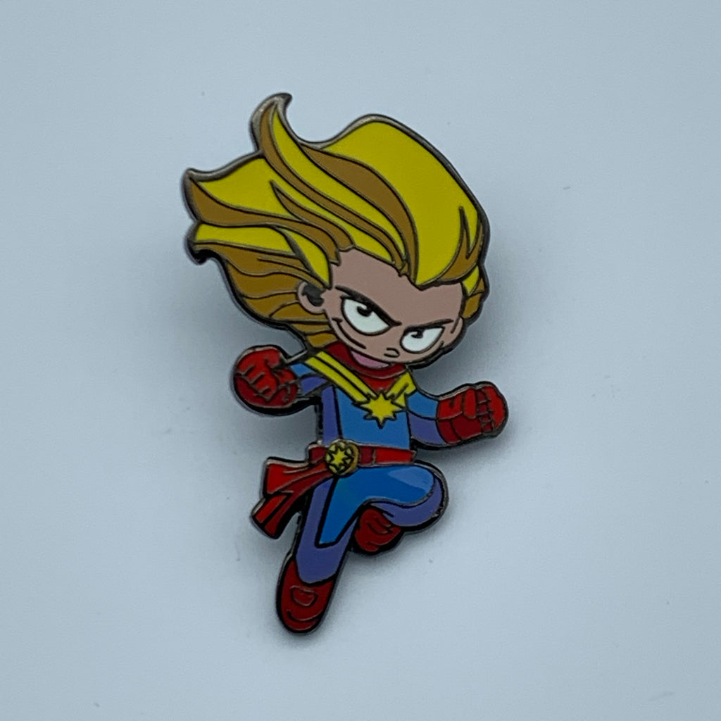 Captain Marvel Enamel Pin Set