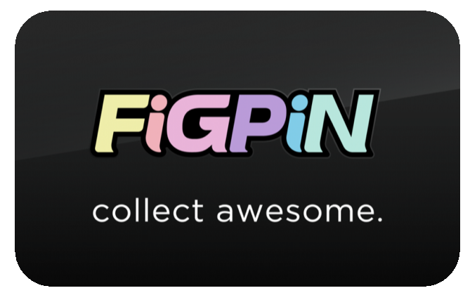 Figpin Logo 4 White on purchases Gold